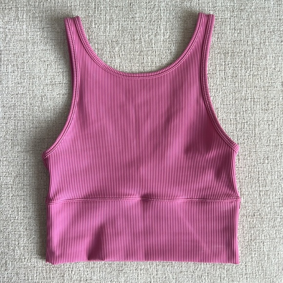 Pink lululemon power pivot tank! - Picture 2 of 2